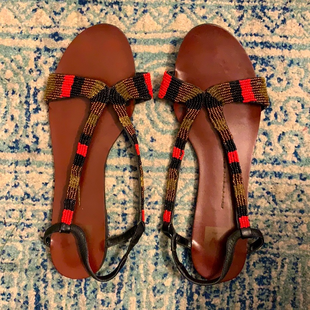 Dolce Vida Beaded Strappy Sandal
